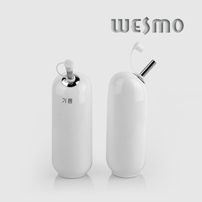 Ceramic Home Cooking Oil Bottle for Storing Olive Oil , Vinegar