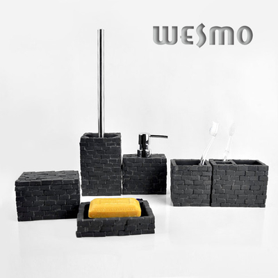 6 Piece  Polyresin Bathroom Set