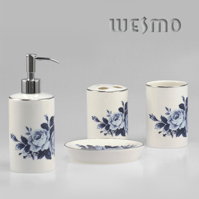WBC0584A 4 Piece  Porcelain Bathroom Accessories Sets