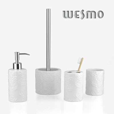4 Piece WBC0610A Home Ceramic Bathroom Fixtures