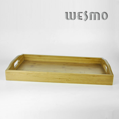 Environmentally Natural Color Bamboo Tray for Bamboo Kitchen Accessories