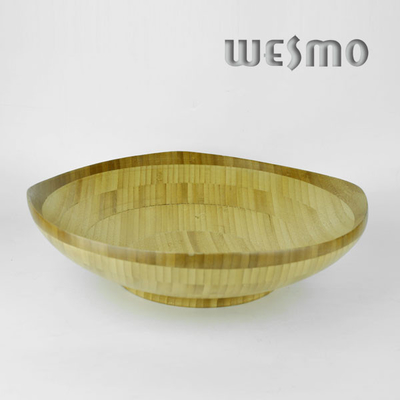 Eco Friendly Big Bamboo Salad Bowl for Bamboo Kitchen Accessories