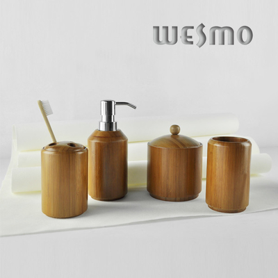 Classic 5 Piece WBB0456A Bamboo Bathroom Set, Environmentally
