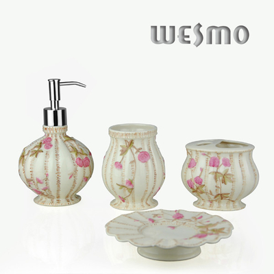 WBC0605A 4 Piece Porcelain Bathroom Accessories Set