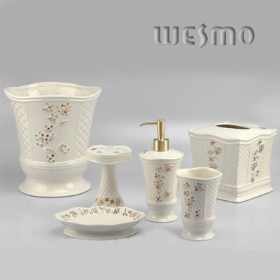 WBC0588A 6 Piece Porcelain Bathroom Accessories Sets